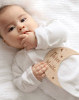 Wooden Month-by-Month Baby Milestone Set