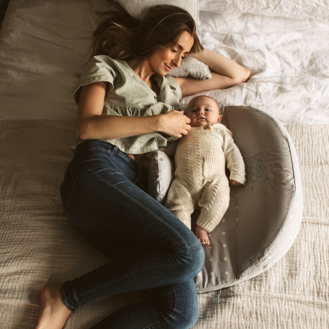 Lie-Down Breast Feeding Pillow - Dotted