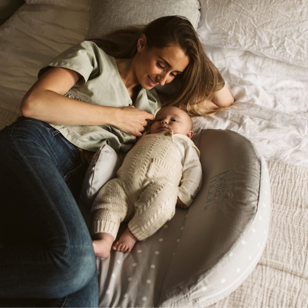 Lie-Down Breast Feeding Pillow - Dotted