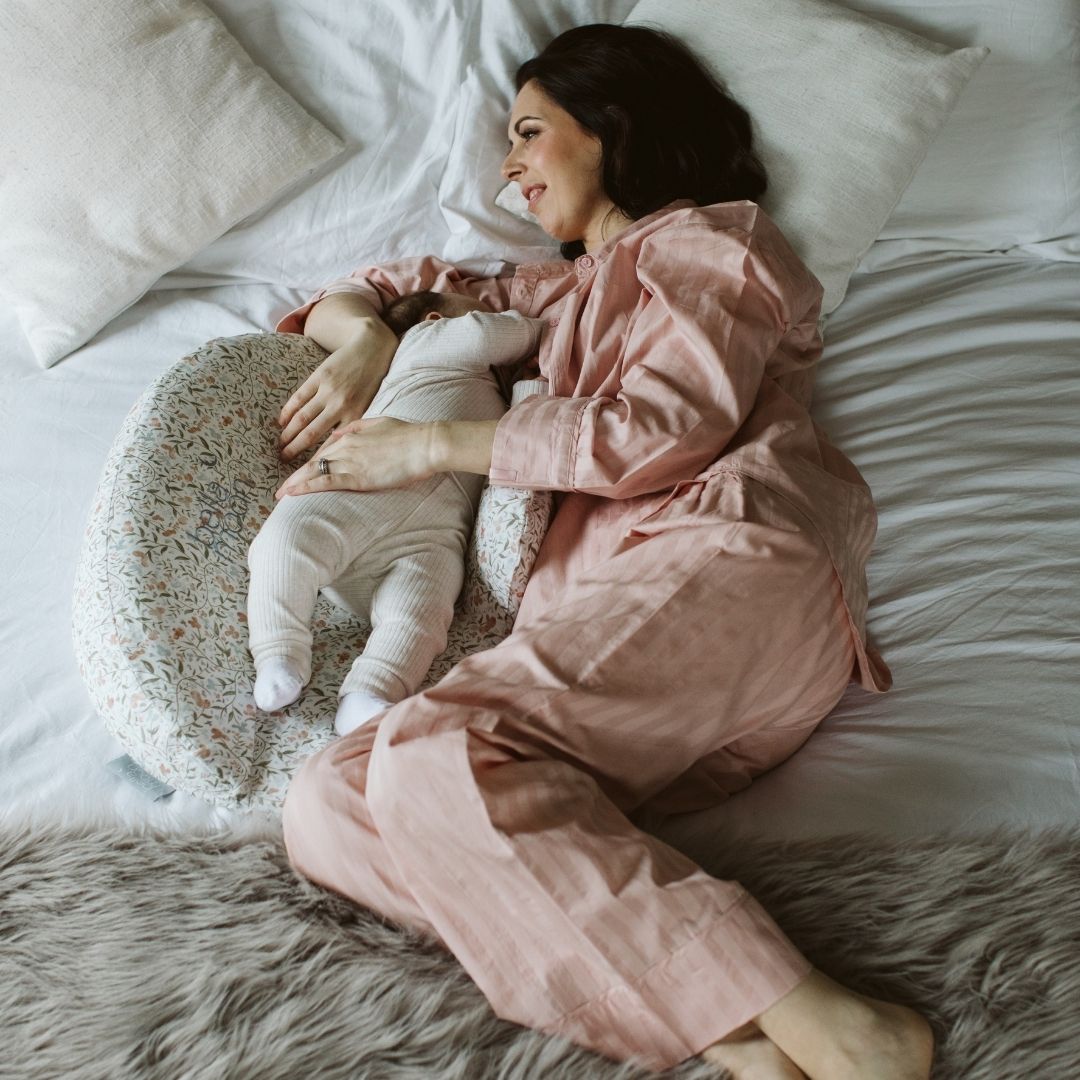 Lie-Down Breast Feeding Pillow - Sweet & Wild